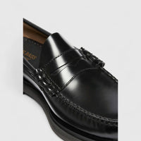 Bass Men's Loafer Weejun Step Larson Moc Penny BA11610A Black BF1