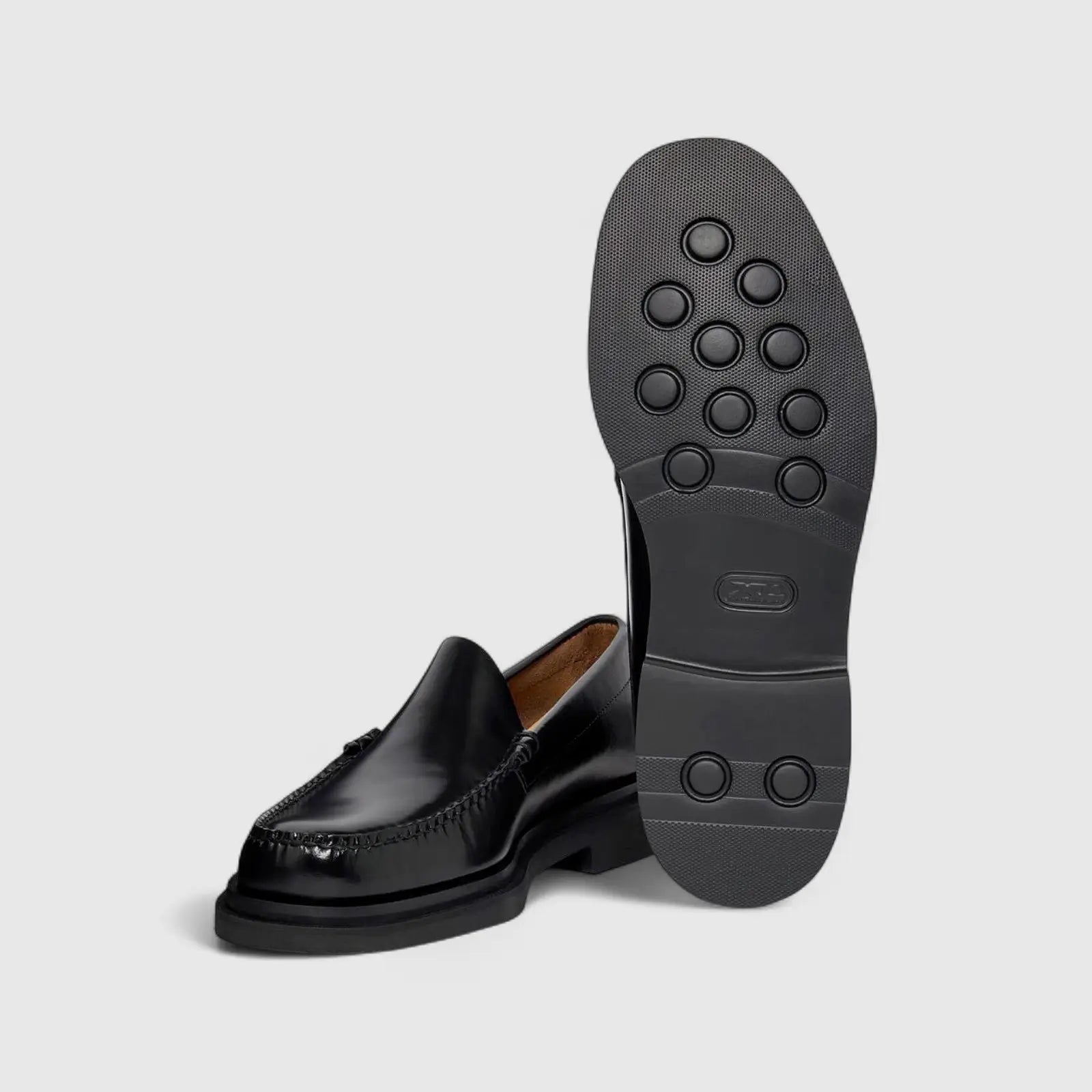 Bass Men's Loafer Weejun Step Venetian BA11605 Black BF3