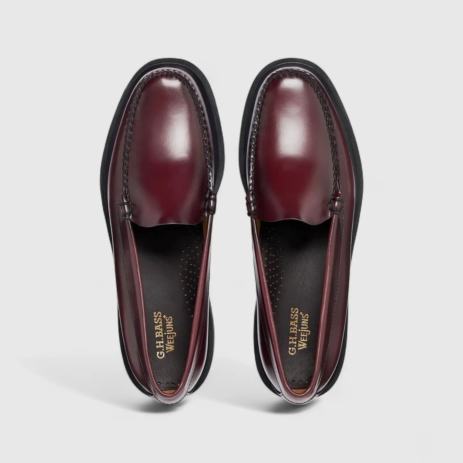 Bass Men's Loafer Weejun Step Venetian BA11605 Wine BF4