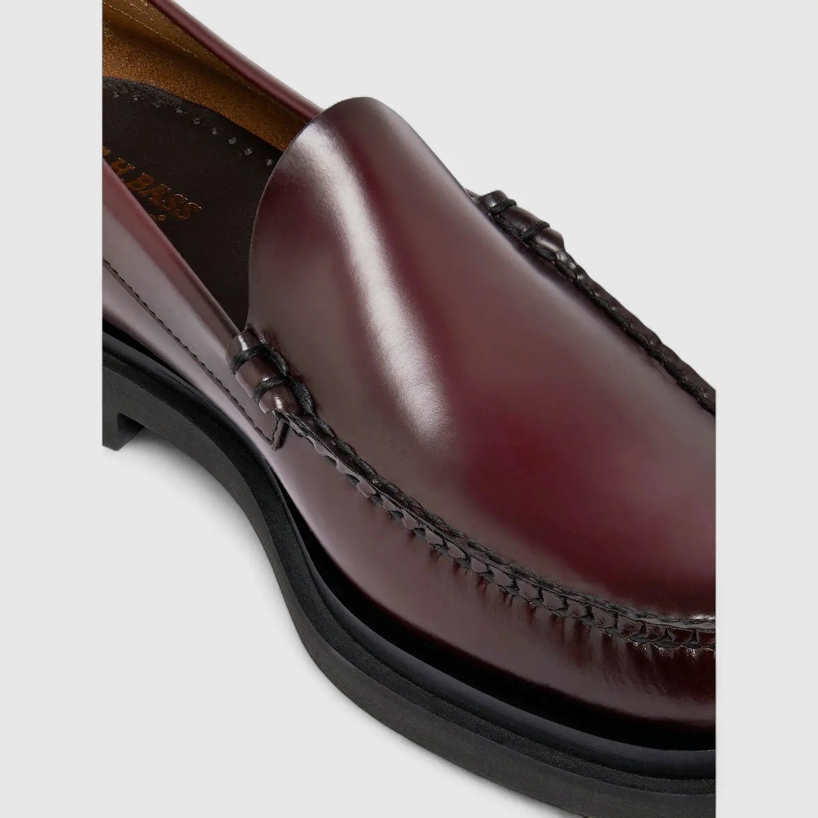 Bass Men's Loafer Weejun Step Venetian BA11605 Wine BF4