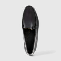 Bass Venetian 91005 Black Loafers | familyshoecentre