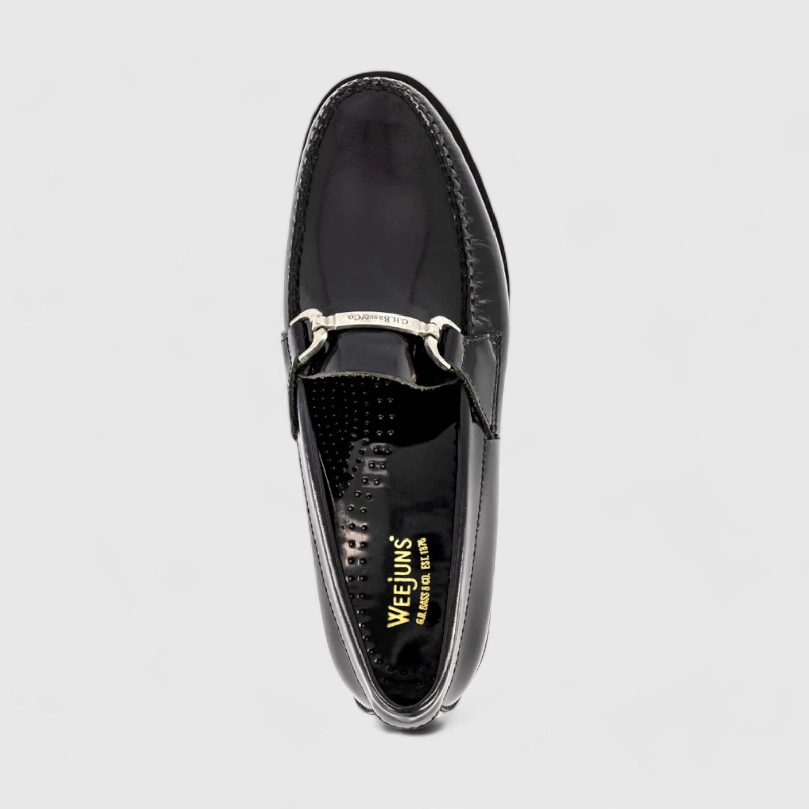 Bass Weejuns Ornament Black 91045 Loafers | familyshoecentre