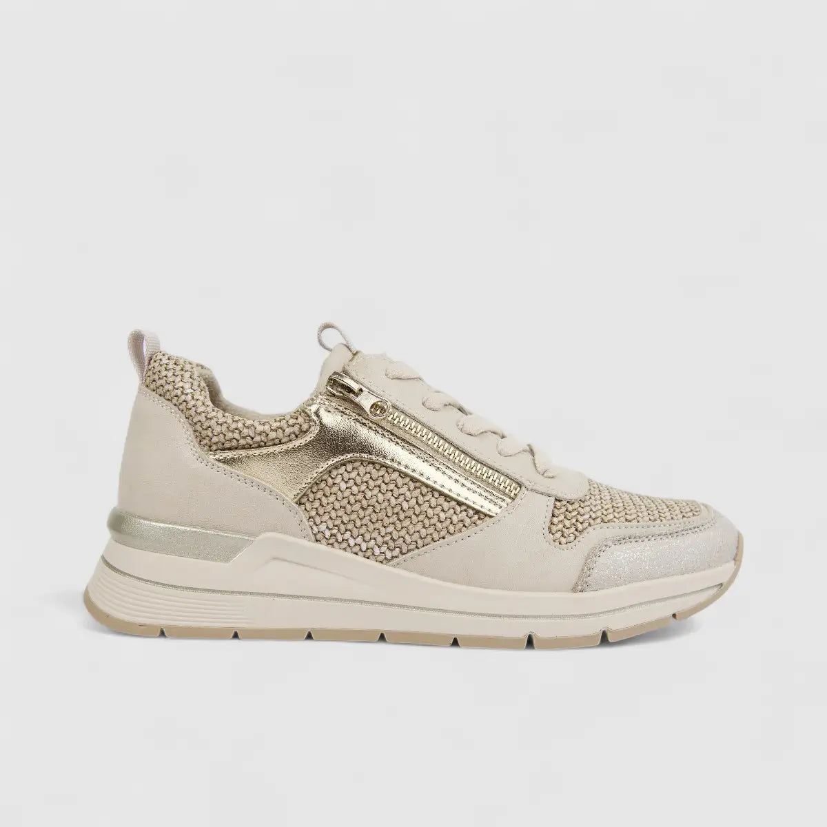 HP Ladies Comfort Sneaker HPL01485 Macy Beige HL274