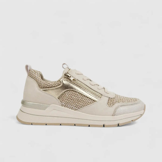 HP Ladies Comfort Sneaker HPL01485 Macy Beige HL274