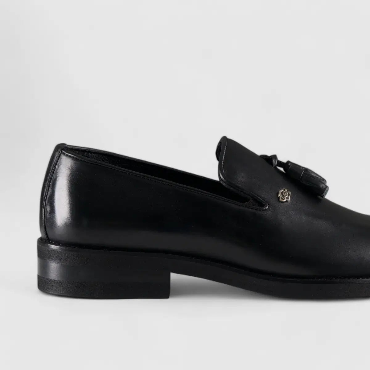 Crockett and Jones Giuseppe Black Loafers | familyshoecentre