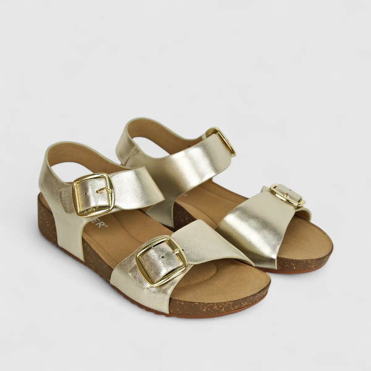 Hotter Ladies Comfort Sandal Tourist 2 Soft Gold HT76