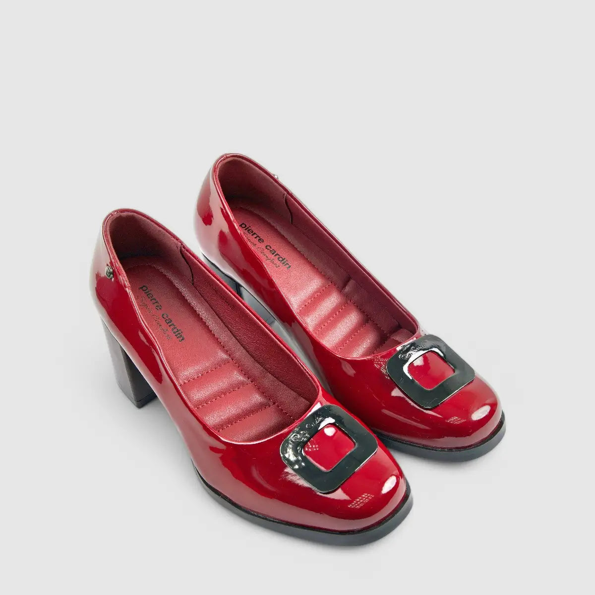 PC Dress Heel Court Shoe Burgandy 10707 Heels | familyshoecentre