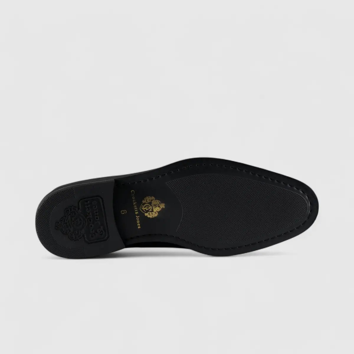 Crockett and Jones Giuseppe Black Loafers | familyshoecentre