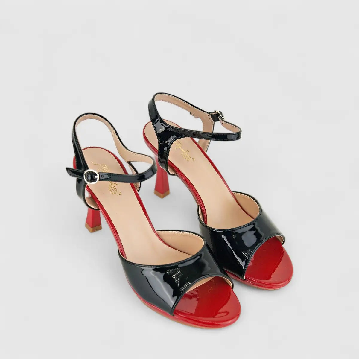 Bulbul Ladies Casual Heel HAR037 Black/Red