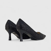 Bulbul Ladies Evening Court Shoe HAR033 Black
