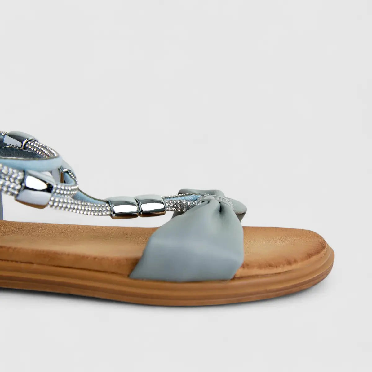 Bulbul Ladies Comfort Sandal Blue HAR074