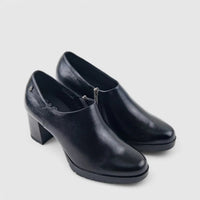 Soft Style By Hush Puppies Romney Black 01511 Heels | familyshoecentre