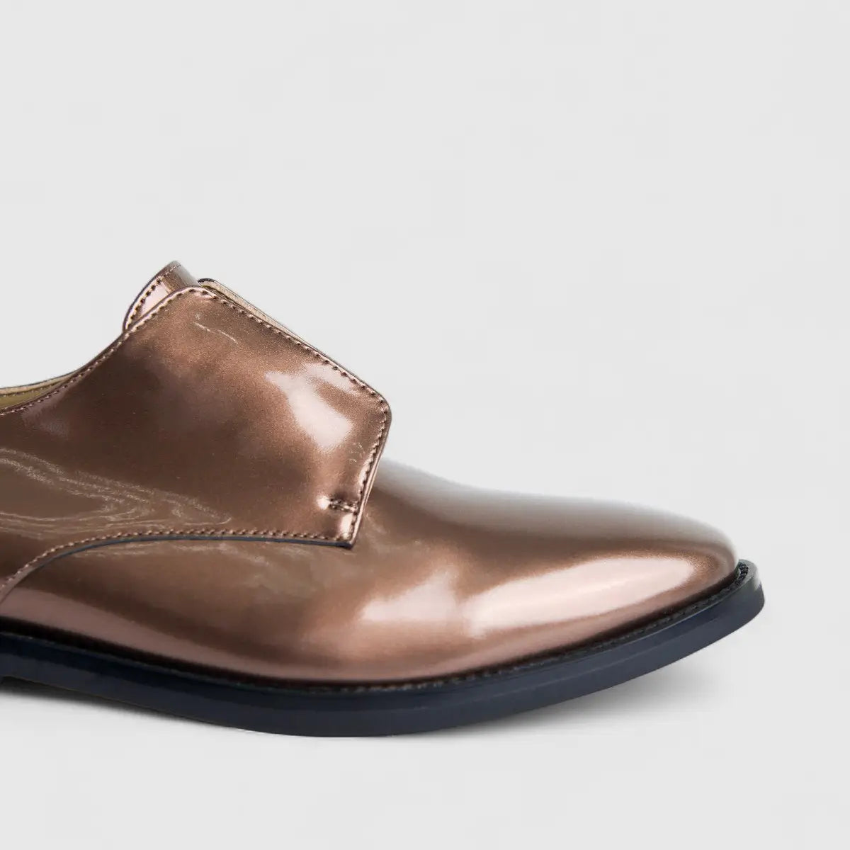 Morbido Ladies Leather Shoe Bronze PON010