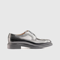 Goodyear Welt Long Wing Brogue 3681 Black Oxfords | familyshoecentre
