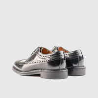 Goodyear Welt Long Wing Brogue 3681 Black Oxfords | familyshoecentre