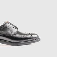 Goodyear Welt Long Wing Brogue 3681 Black Oxfords | familyshoecentre