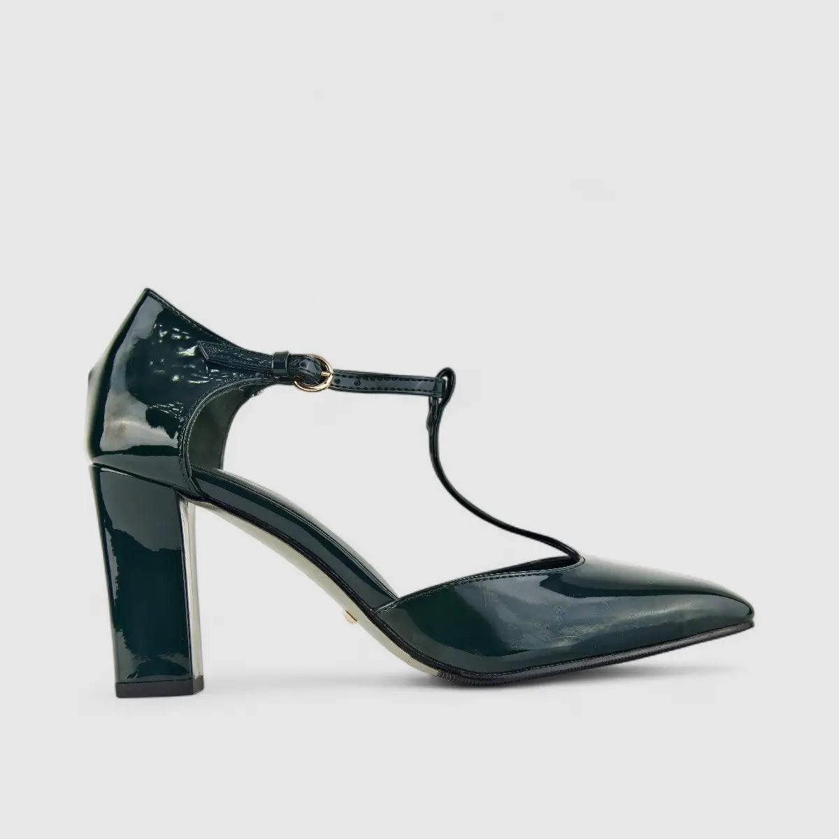 Bulbul Ladies Block Heel  Sandal CAR-015 Green