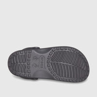 Black Crocs Classic Crafted Clog 211354-0LD sole view displaying texture and size markings.