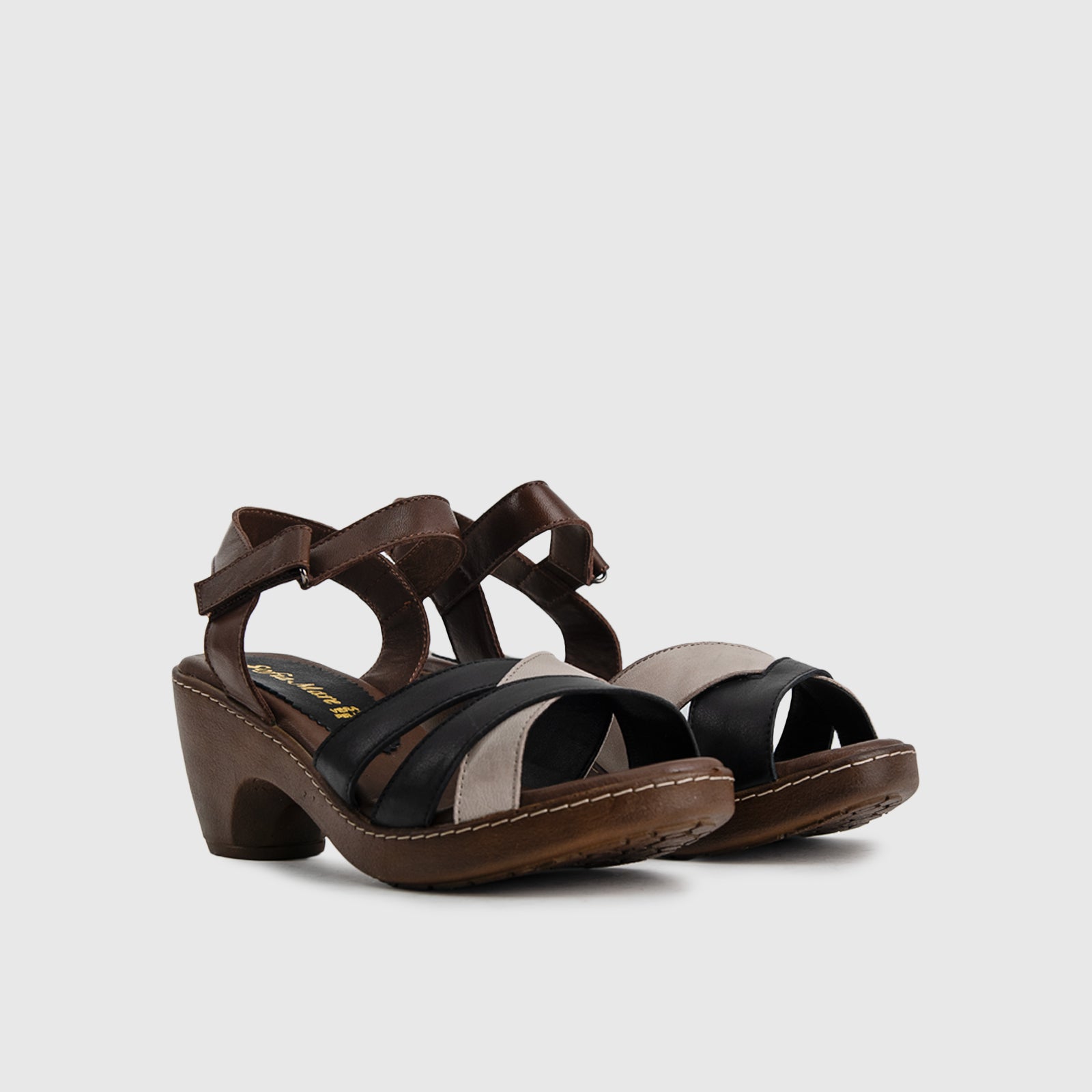 Block Heel Sandal 11274 Heels | familyshoecentre