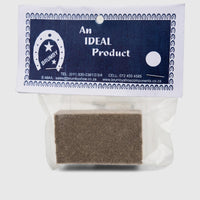 Brumby Ideal Suede and Nubuck Block in clear plastic packaging with a blue and white header, shown front view.