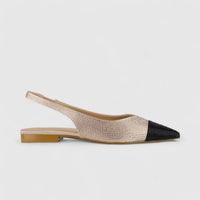 Bulbul Bling Pump Beige/Black CAR5009 Pumps | familyshoecentre