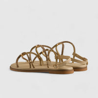 Bulbul Flat Bling  Sandal Beige HAR014 Sandals | familyshoecentre
