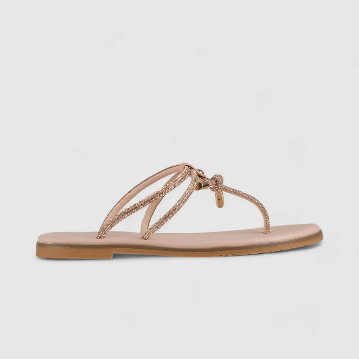 Bulbul Flat Bling Thong Sandal Pink HAR015 Sandals | familyshoecentre