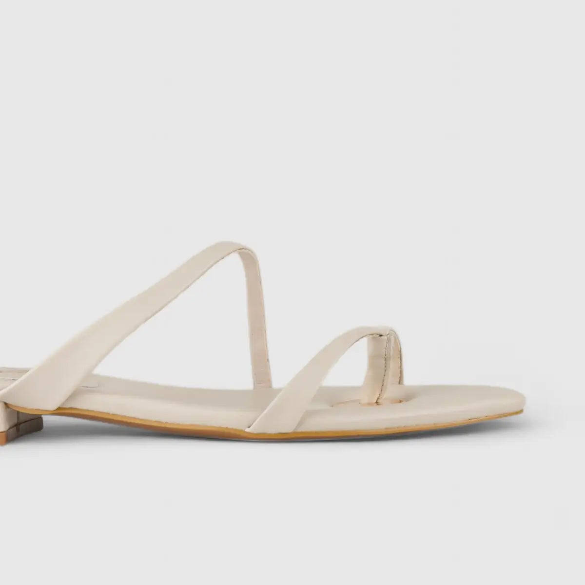 Bulbul Flat Sandal Off White Car5002 Sandals | familyshoecentre