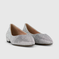 Bulbul Bling Pump Silver CAR5008 Pumps | familyshoecentre