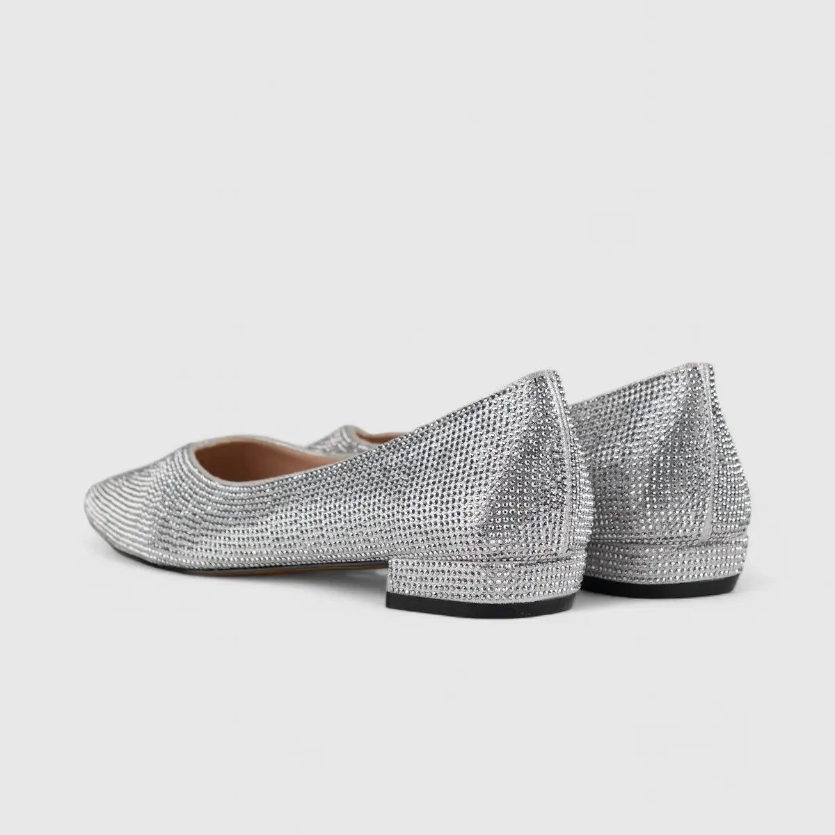 Bulbul Bling Pump Silver CAR5008 Pumps | familyshoecentre