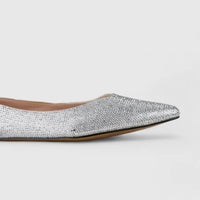 Bulbul Bling Pump Silver CAR5008 Pumps | familyshoecentre