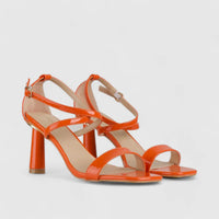 Bulbul Heel Sandal Multi Orange HAR024 Heels | familyshoecentre