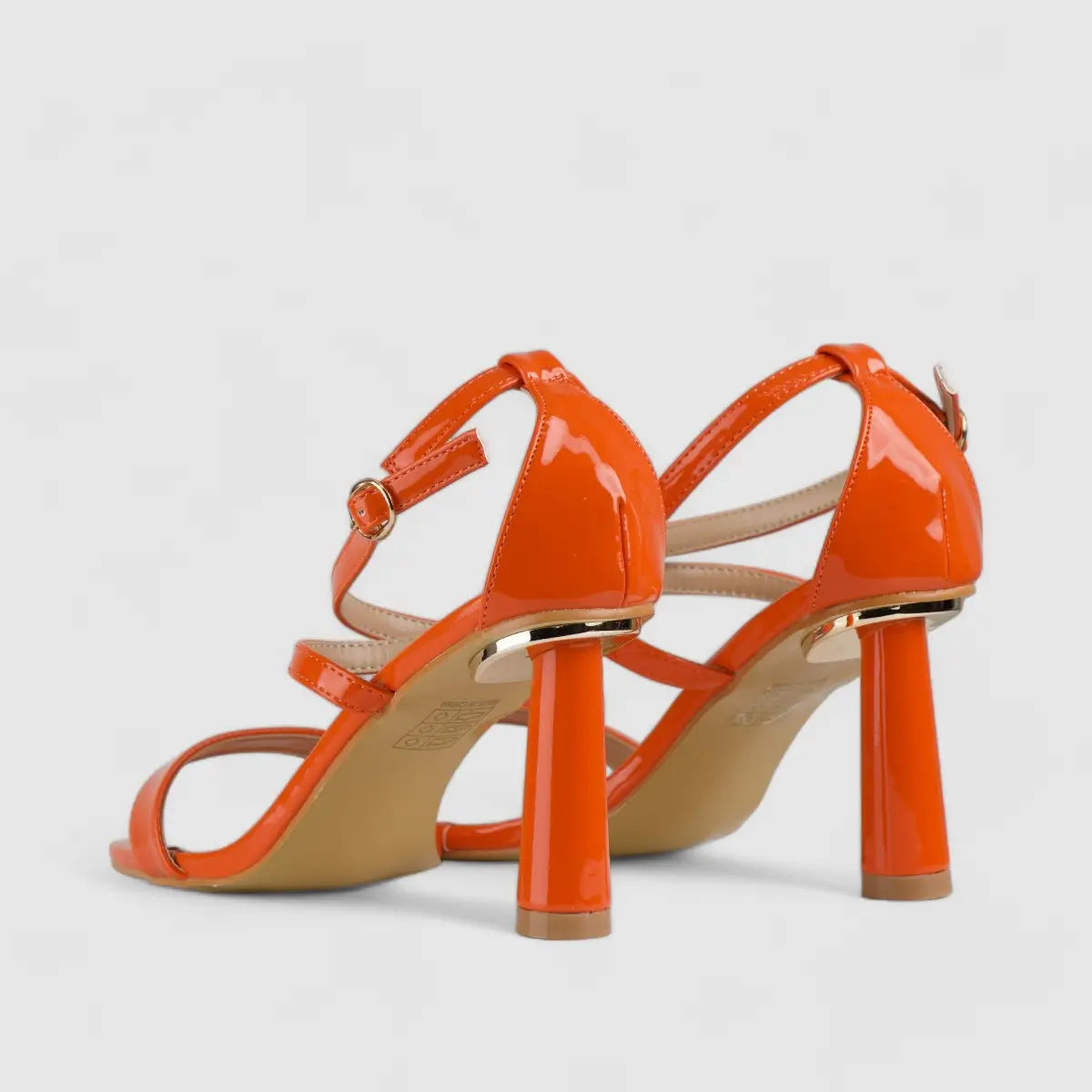 Bulbul Heel Sandal Multi Orange HAR024 Heels | familyshoecentre