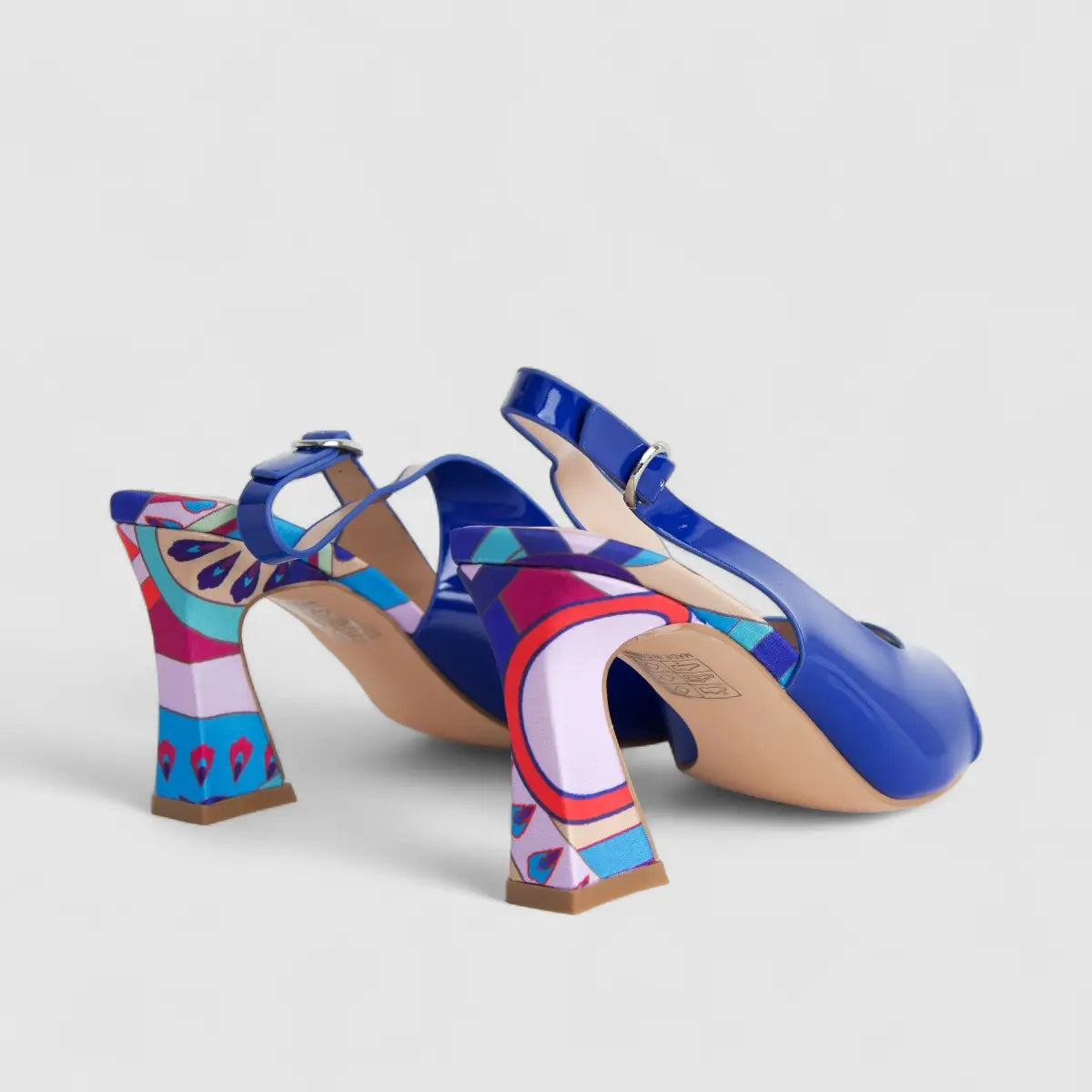 Bulbul Ladies Casual Block Heel Sandal Blue HAR063