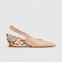 Bulbul Ladies Casual Wedge Court CAR-010 Pink