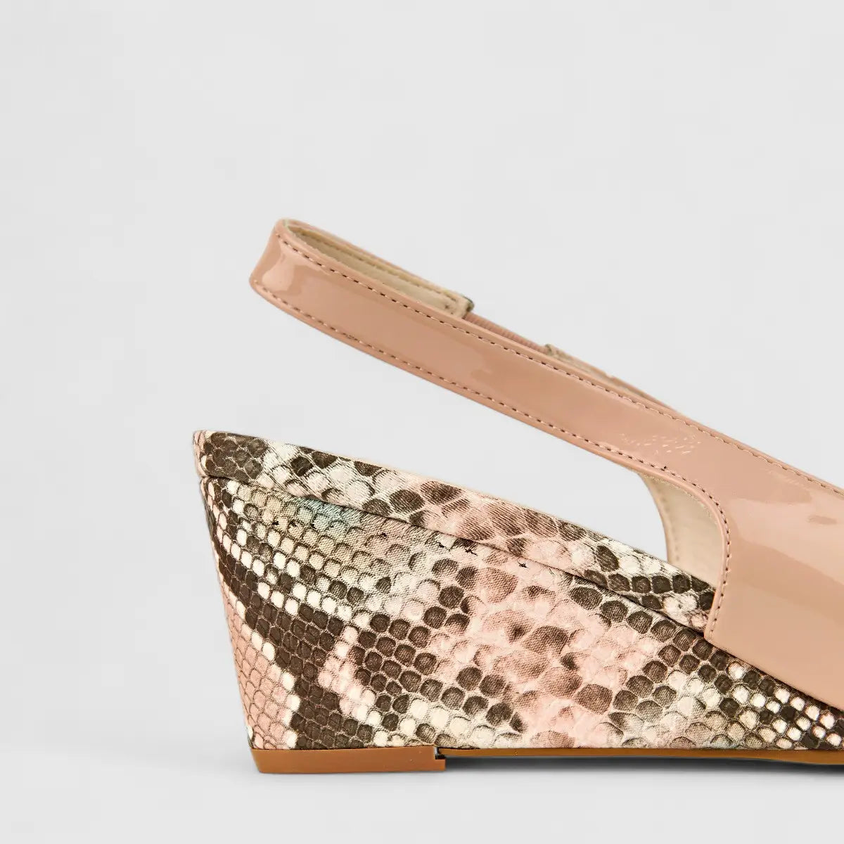 Bulbul Ladies Casual Wedge Court CAR-010 Pink