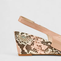 Bulbul Ladies Casual Wedge Court CAR-010 Pink