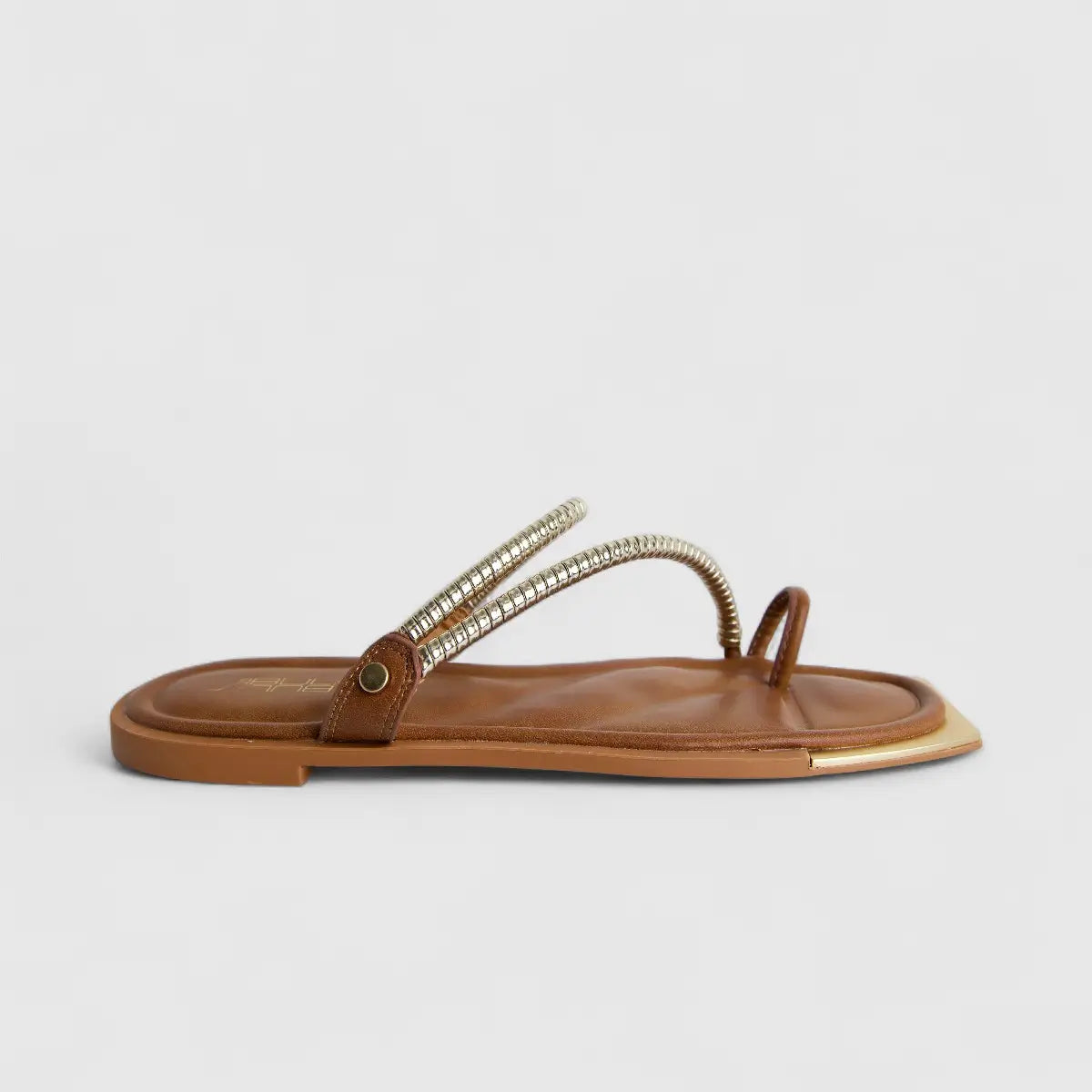 Bulbul Ladies Casual Flat Sandal Camel HAR077