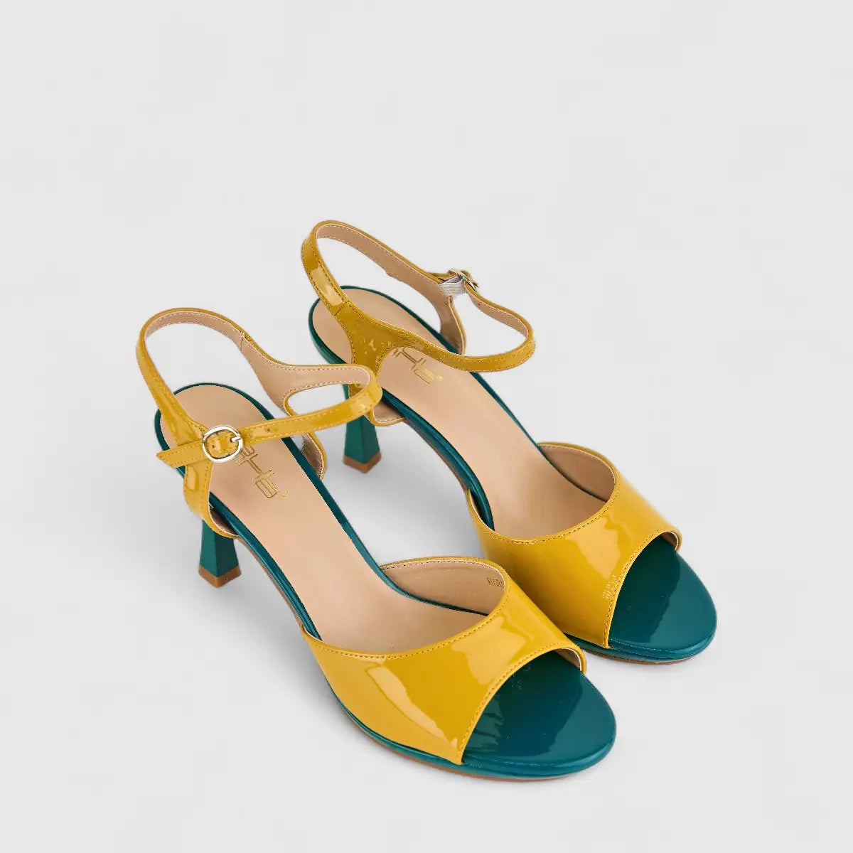 Bulbul Ladies Casual Heel HAR037 Yellow/Green