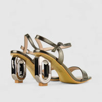 Bulbul Ladies Casual Sandal HAR048 Pewter