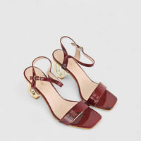 Bulbul Ladies Casual Sandal HAR049 Dark Red