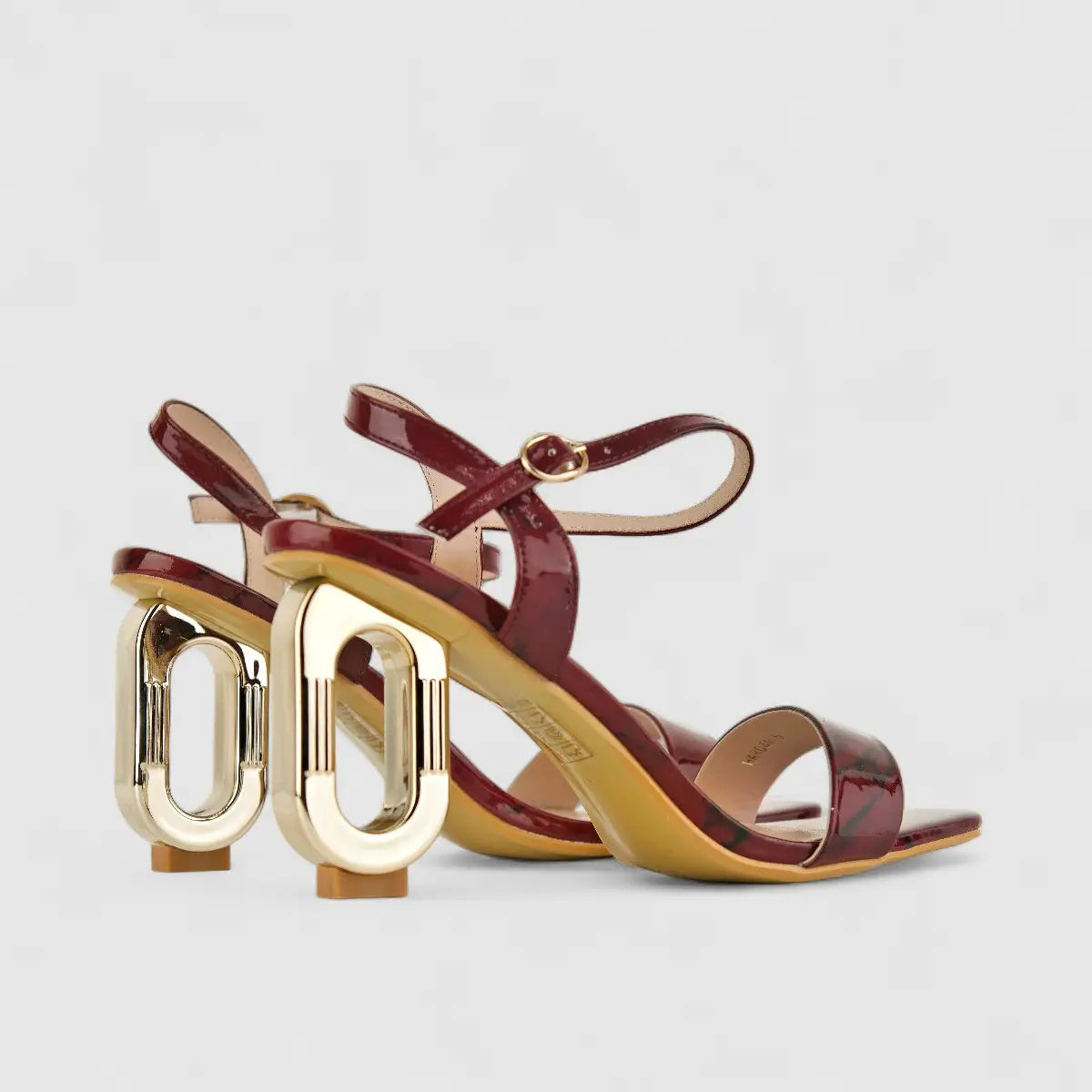 Bulbul Ladies Casual Sandal HAR049 Dark Red