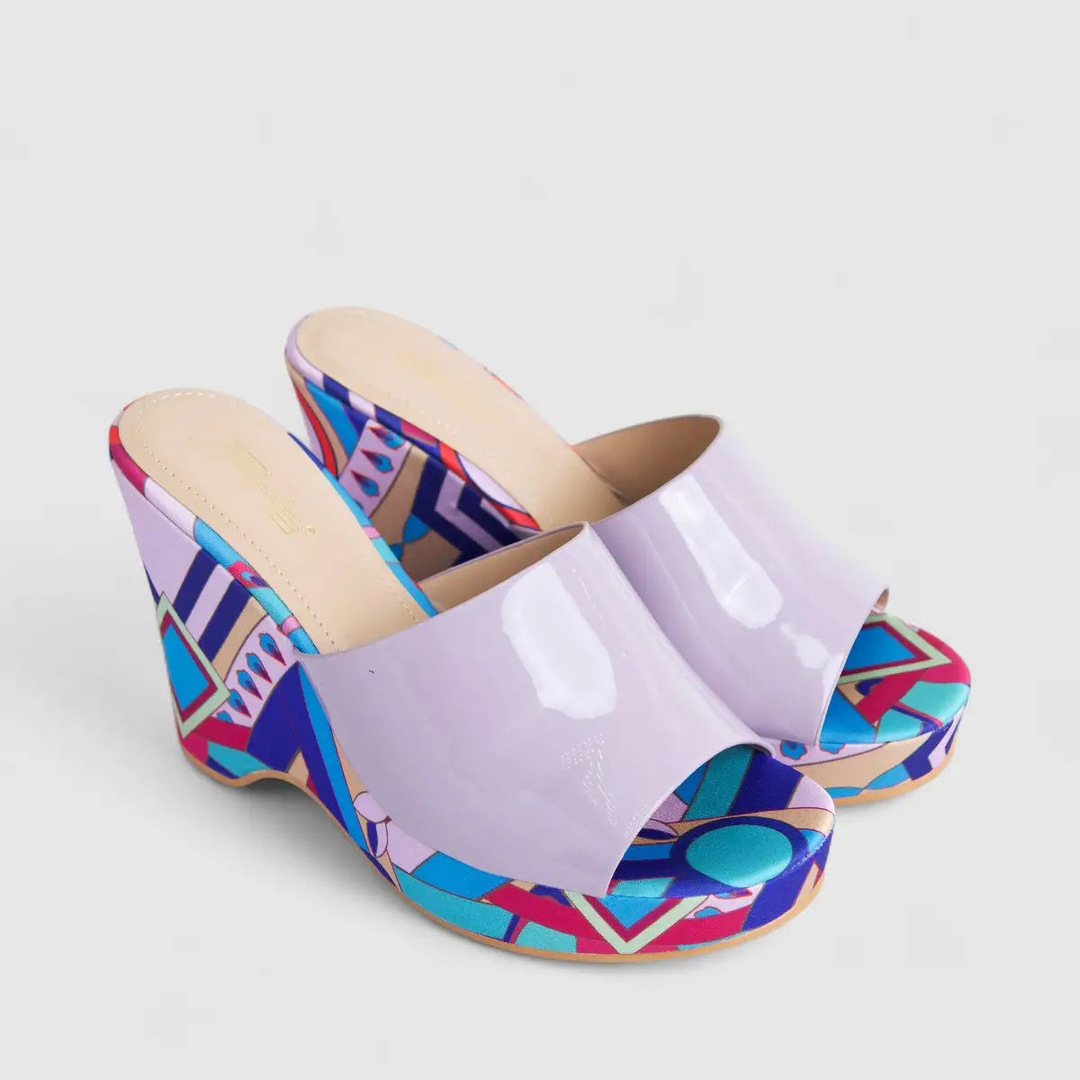 Bulbul Ladies Casual Wedge Sandal  Purple HAR052