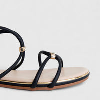 Bulbul Ladies Comfort Sandal Black HAR056