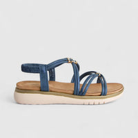 Bulbul Ladies Comfort Sandal Blue HAR073
