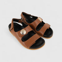Bulbul Ladies Comfort Sandal CAR-004 Camel
