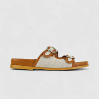 Bulbul Ladies Comfort Sandal CAR-006 Brown