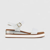 Bulbul Ladies Comfort Sandal HAR051 White