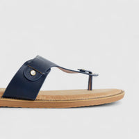 Bulbul Ladies Comfort Sandal Navy HAR057
