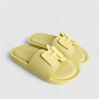 Bulbul Ladies Comfort Slide Yellow HAR066